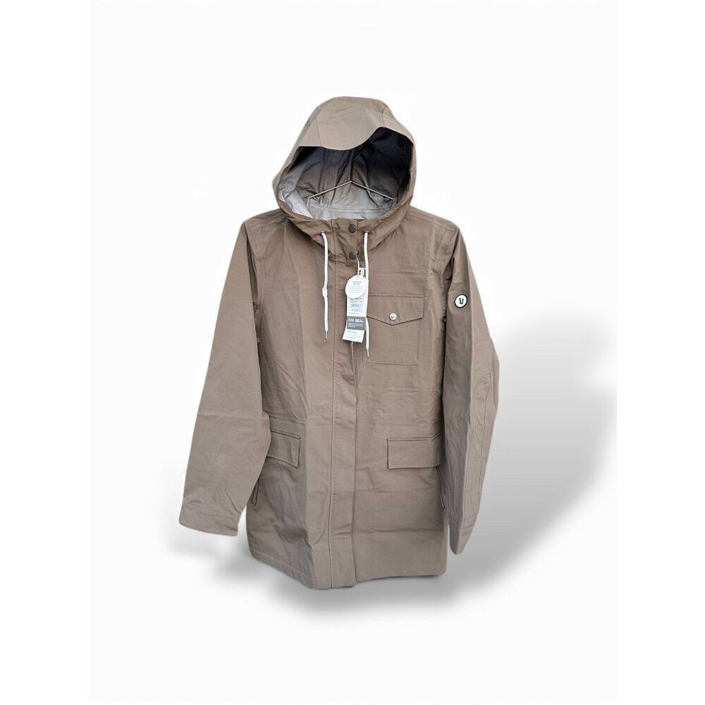Vuori Palisades Rain Jacket $248 Women’s XL Waterproof Hooded Coat